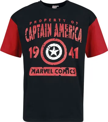 Produktbild von Captain America T-Shirt Herren Captain America 1941 - Big Shirt multicolor L