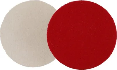 Produktbild von Filz-Polierscheibe 115mm mit Klettverschluss-Befestigung für Poliermaschinen