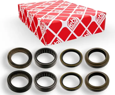 Produktbild von FEBI BILSTEIN Reparatursatz Antriebswellenlagerung 02214 Vorne Links Vorne Rechts passend für MERCEDES-BENZ LK/LN2 14mm 8mm NBR 50mm 65mm 0,507kg