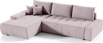 Produktbild von Intenso Ecksofa mit Schlaffunktion Velutti L, Rosa, Links
