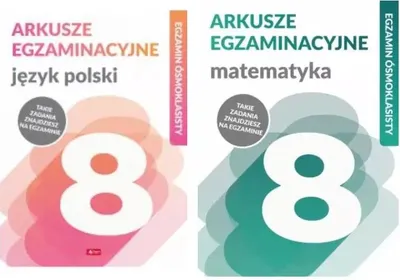 Zdjęcie produktu dla ARKUSZE Egzaminacyjne (2 tytuły)