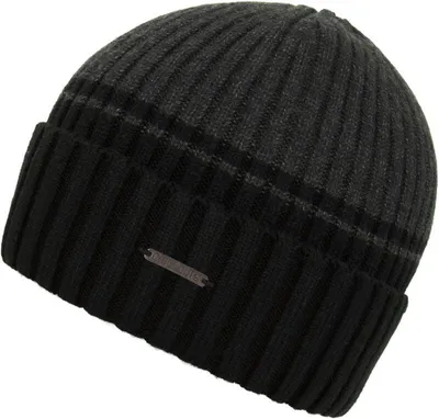 Produktbild von Chillouts Mütze Uni Malik Hat dunkelgrau/schwarz Standard
