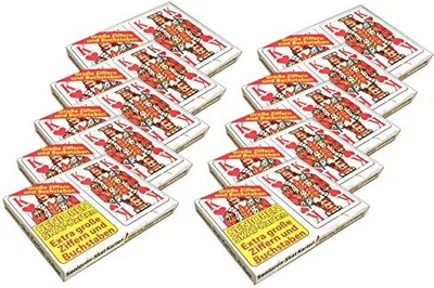 Produktbild von 20x 32 Blatt Senioren-Skatkarten Französisches Bild Spielkarten Skatblatt