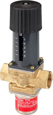 Produktbild von Danfoss Rücklauftemperaturbegrenzer FJV DN15, Rp 1/2, 20 - 60 C, Kvs 1,5