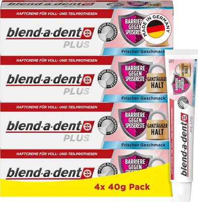 Image de Blend-a-dent Plus Menthe fraîche, goût frais 4 x 40 g