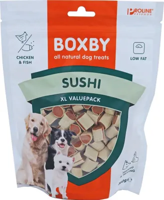Produktbild von Proline Boxby Hundesnack Sushi Wertbeutel 360g - Gebr de boon