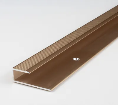 Produktbild von PROVISTON | Einfass- & Abschlussprofil | Aluminium | 15.6 x 8.5 x 1000 mm | Bronze Hell | Einschubprofil | Abschlussleiste | Bodenprofil