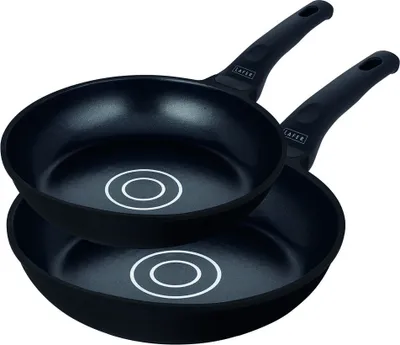 Produktbild von Johann Lafer 28642, Rund, Allzweckpfanne, Schwarz, Greblon, Aluminium, Keramik, Gas, Halogen, Induktion, Versiegelte Platte