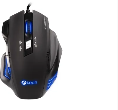 Immagine prodotto di C-TECH Akantha/Arringatore/Ottico/Destro/2 400 DPI/Usb senza fili/Blu