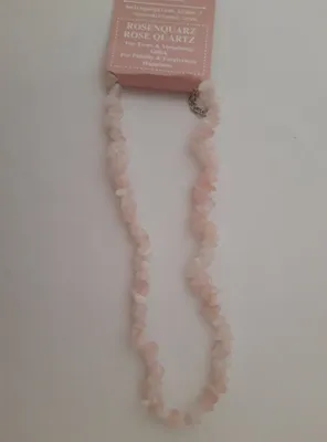 Produktbild von Power Kette, Halbedelstein, Rosenquarz, Sternzeichen Horoskop Ketten Powerkette Halskette