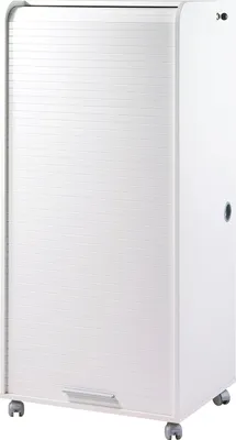 Produktbild von SIMMOB Mobiler Schreibtisch Sekretär Computertisch mit Laufrollen 139,9 x 64,2cm, Farbe:Weiß