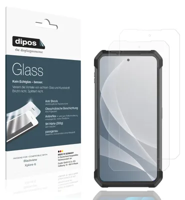 Image de 2x Protection écran pour Blackview Xplore 6 mat Verre souple Film Protecteur 9H dipos