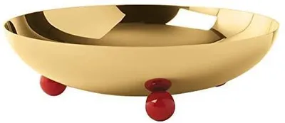 Image de Sambonet Penelope PVD Gold,Korallenrot Schale 26 cm S0192-S00602-S2108 55575GC8