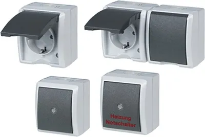 Produktbild von REV RITTER AquaForm gr FR AP-Steckdose