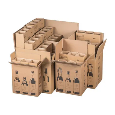 Produktbild von 5x Bierversandkarton für  6 Bierflaschen mit DHL
