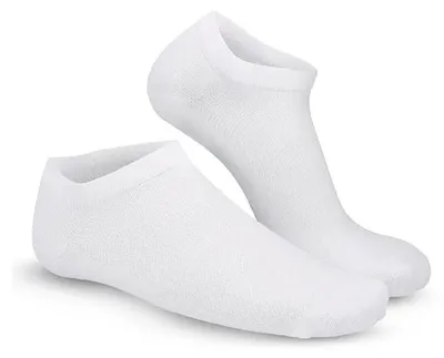 Produktbild von Lenz Uni Sportsocke Think About Socks Sneaker Weiß 45-47