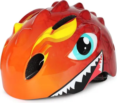 Produktbild von VICTGOAL Kinder Fahrradhelm Cartoon 3D Skateboard Kinderhelm Mädchen Verstellbar Rot