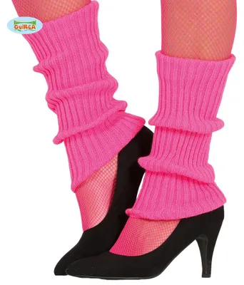 Immagine prodotto di Sexy scaldamuscoli rosa neon anni '80 per le donne