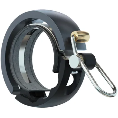 Produktbild von Knog Oi Luxe Large Fahrradklingel black/grey, 23.8-31.8mm