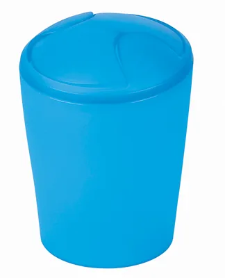 Obrázok produktu pre Spirella "Move" odpadkový kôš Odpadkový kôš s výklopným vrchom | Plast | 5 litrov | Svetlomodrá