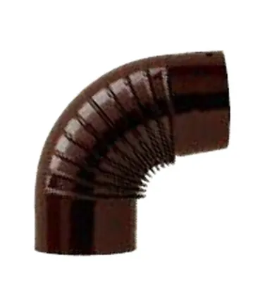 Image de SAVE Fumisteria Classic M1203 Eckstück Schornsteinrohr Braun