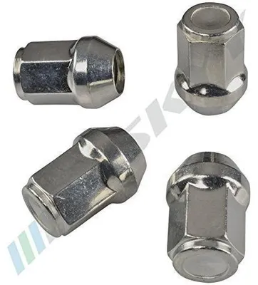Image de 20 écrous de roue en zinc, M12 x 1,5 x 34 - Coniques 60°