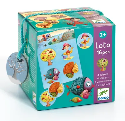 Image de Jeu Loto avec les saisons, Djeco