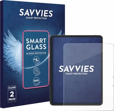 Produktbild von 2x Savvies Schutzglas Folie für Blackview Link 8 9H Panzer Schutzfolie Glas Displayschutz klar transparent