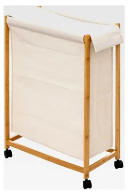 Produktbild von Wäschekorb Roller 52l Beige