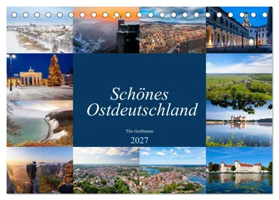 Produktbild von Schönes Ostdeutschland (Tischkalender 2027 DIN A5 quer), CALVENDO Monatskalender
