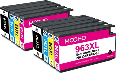 Produktbild von 8er Patronen für HP 963 963XL OfficeJet Pro 9010 9012 9014 9015 9016 9019 9022