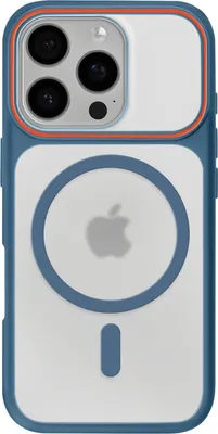 Obrázek produktu pro Avizar, hybridní pouzdro MagSafe s pevnou zadní stranou pro iPhone 16 Pro, tmavě modré
