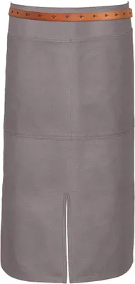 Produktbild von Bistroschürze mit Schlitz, Canvas, B68 x L86cm, Fb. grey  : graphit : 100% Baumwolle (10,02oz.)