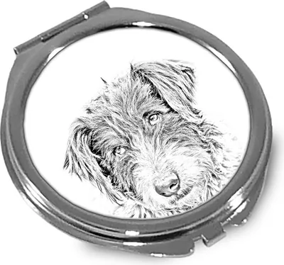 Zdjęcie produktu dla Art-Dog Lusterko kieszonkowe – Ciobanesc Romanesc Mioritic