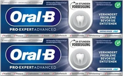 Produktbild von Oral-B Pro-Expert Advanced Zahncreme 2x75 ml  Zahnpasta
