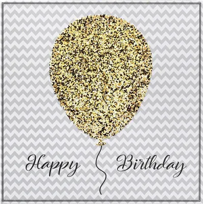 Produktbild von Geburtstag  Bling Bling  Quadratische Glückwunschkarte im Format 15x15