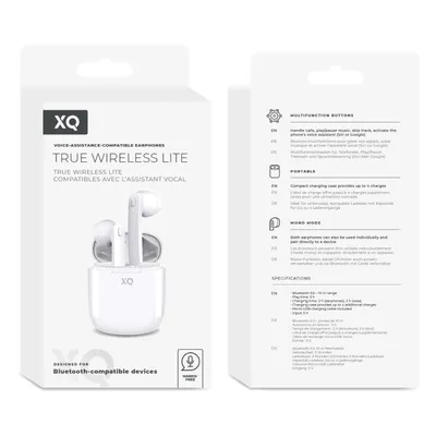 Image de Casque Bluetooth True Wireless In-Ear blanc