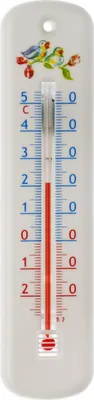 Image de Thermomètre traditionnel mural blanc 15 cm