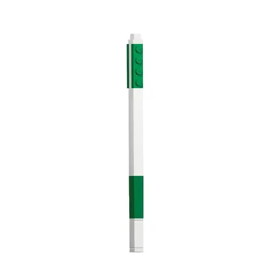 A single green and white pen is shown against a white background.