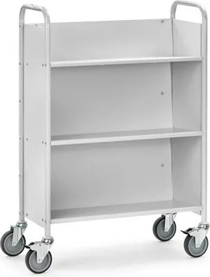 Produktbild von fetra 4891, Stahl, Regalwagen, Grau, 150 kg, 4 Rad/Räder, 12,5 cm