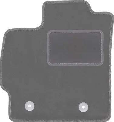 Image de Tapis de sol conducteur en velours graphite adapté à la Toyota Prius III (2009-2011, hayon) – avec fixations – ajustement parfait