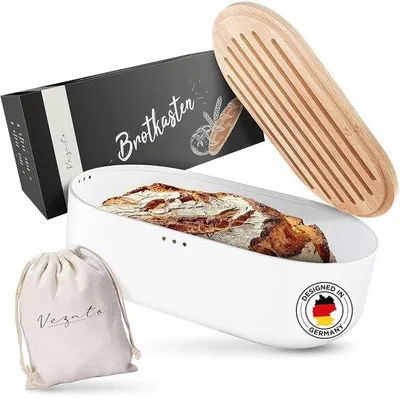 Produktbild von Elegante Koolstofstaal-Brottkorb - Bambus - Einstück