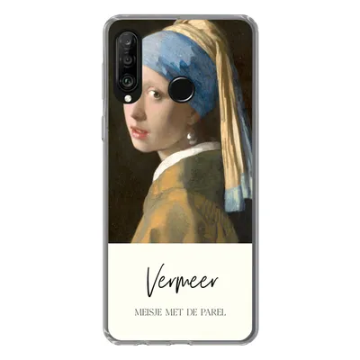 Produktbild von MuchoWow® Handyhülle Schutzhülle Hülle für Huawei P30 Lite Das Mädchen mit dem Perlenohrring - Vermeer Silikon Softcase Handy Hülle - Handyhülle