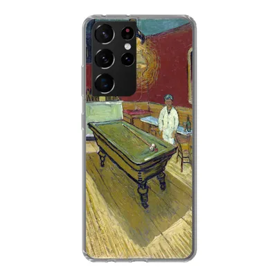 Produktbild von MuchoWow® Handyhülle Schutzhülle Hülle für Samsung Galaxy S21 Ultra Das Nachtcafé - Vincent van Gogh Silikon Softcase Handy Hülle - Mobiltelefon
