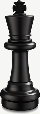 Produktbild von Ubergames - Schachfigur - König 64 cm - Schwarz - Geeignet für Ubergames Schachspiel