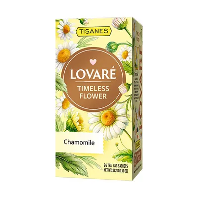 Immagine prodotto di LOVARÉ Timeless Flower 31,2 g (24 bustine, tisana)