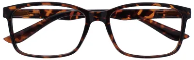 Produktbild von OPULIZE Die Lesebrille Unternehmen Braune Schildpatt Leser Groß Designer Stil Herren R83-2 +3,00