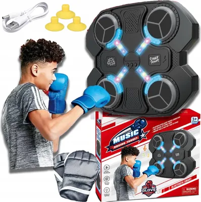 Immagine prodotto di Lolex | Boxziel - Nero - 32 × 27,5 × 3 Cm - Bluetooth - Giocattolo fitness