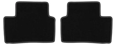 Image de Tapis arrière en moquette pour Renault Kadjar 2015- (SUV) – 2 pièces, noirs, sur mesure – Wielganizator LUX