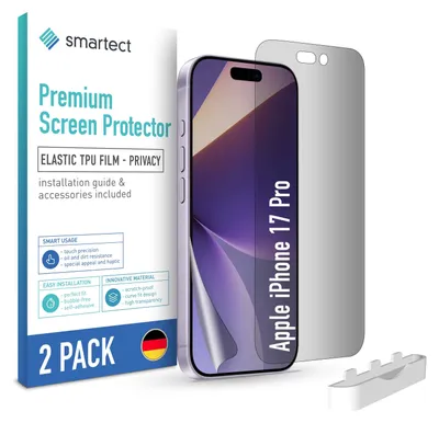 Produktbild von 2x TPU Sichtschutzfolie für Apple iPhone 17 Pro Displayschutz Panzerfolie Folie